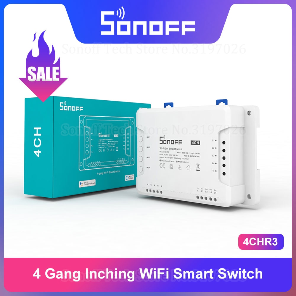 Itead Sonoff 4CH/4CH PRO R3 Wifi Ʈ ġ 4 ..